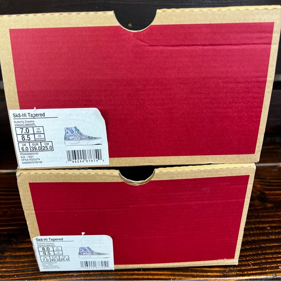 NIB Vans Sk8-Hi Tapered Butterfly Dreams Platform Sparkle Sneakers - Picture 13 of 13